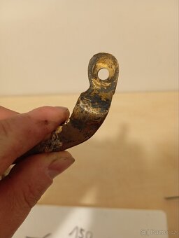 Mosazná páčka na předválečnou motorku - 6