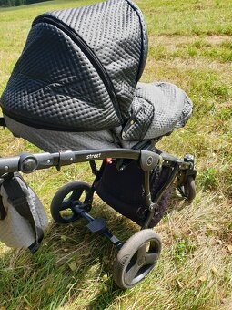 Prodám krásný kočárek Junama dvojkombinace - 6