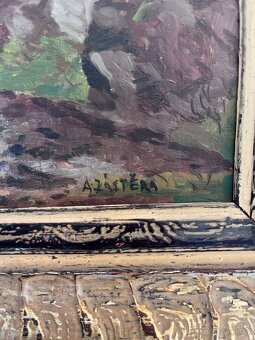 Obraz, A.Zastěra . Kutná hora - 6