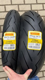 sada pneu Metzeler Z8 120/70zr17 a 180/55zr17 dot2024 - 6