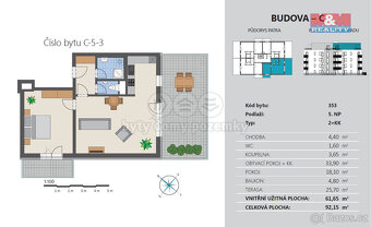 Prodej bytu 2+kk, 63 m², Rychnov nad Kněžnou, ul. Javornická - 6