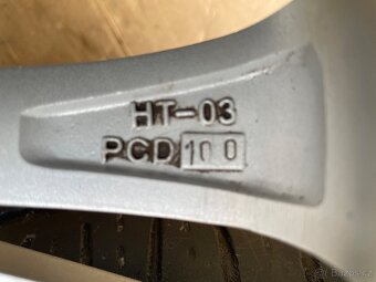 Alu kola 5x100.r16.Letni pneu 205/55/16. Škoda,Vw,Audi,Seat. - 6