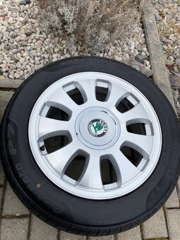 Alu kola Škoda originál 16” Metalica - 6