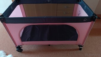 Dětská cestovní postýlka Bomimi hippo pink - 6