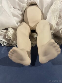 Vzácná celoporcelánová panenka Made in Italy - 6