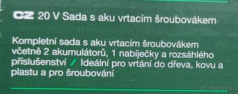 Nová aku vrtačka Parkside s příslušenstvím, záruka 3 roky. - 6