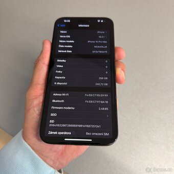 iPhone 15 Pro Max 256GB, pěkný stav, 12 měsíců záruka - 6