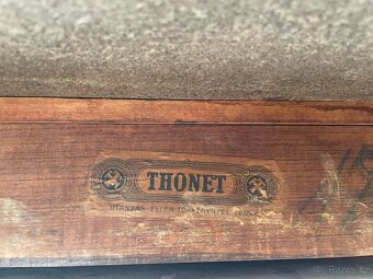 Orginal Thonet stolik so Sklom - 6