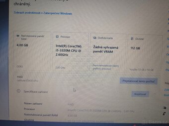 Dell 4gb RAM/112gb SSD i5 - 6