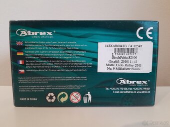 model ŠKODA FABIA SUPER 2000 ABREX 143XAB-604TG - 6