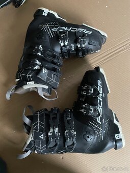 Univerzální lyže Volkl 130 cm + lyžáky Fischer 37-38 - 6