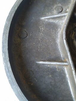 Přední brzdový štít velký půlbuben - 6