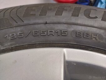 SADA KOMPLETŮ AL. 5,5 J x 15 ET 40 - 5 x 100 na Š.FABIA IV - 6