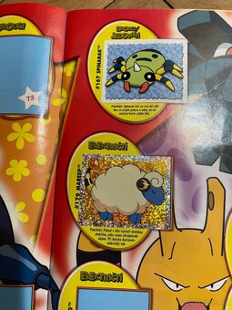 Pokemon samolepkové album 2001 - 6