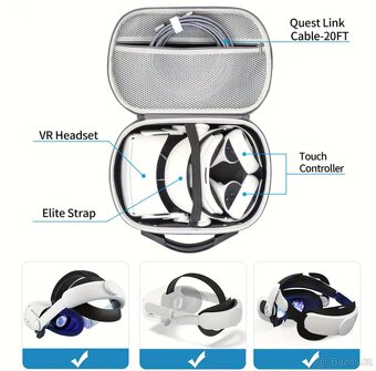 Kufřík do ruky nebo přes rameno pro VR Brýle - 6