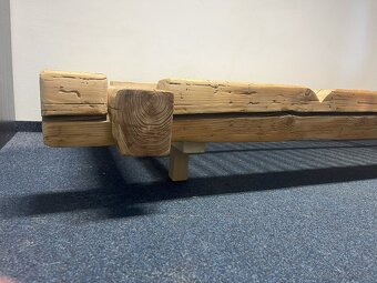 Dřevěná postel 80×200 + rošt | možnost matrace - 6