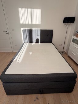 Boxspring postel s úložným prostorem 140x200 - 6