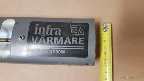 Infrazářič délka 120cm / Topení na stěnu, infra - 6