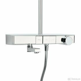 Sprchový systém SAT s vanovým termostatem bílá/chrom SATSSTK - 6