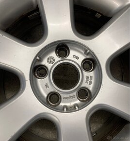 Alu Vw, 5x112, R16, ET50, letní pneu - 6