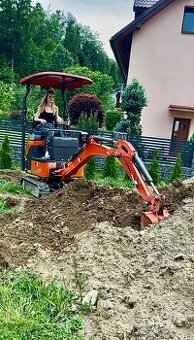 Půjčení/Pronájem pásového minibagru 1.2T Yanmar - 6
