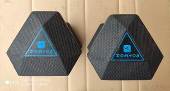 JEDNORUČNÍ ČINKY S PEVNOU VÁHOU DOMYOS HEX DUMBBELL - 6