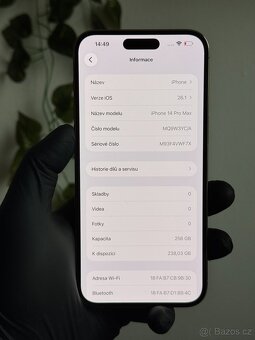 iPhone 14 Pro Max 256GB zlatý - 100% baterie - 6