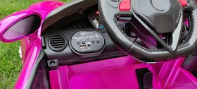 Nové růžové dětské elektrické autíčko 4x4 Neos - 6