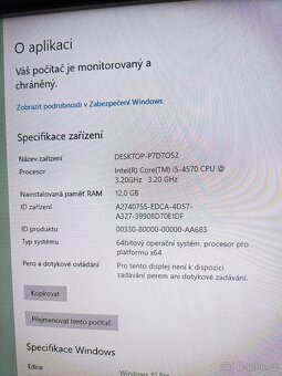 Stolní PC /i5/12GB/256 SSD/750ti - 6
