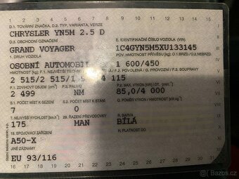 Chrysler Grand Voyager 2.5 TD - 6