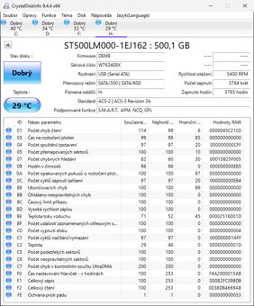 Seagate SSHD, 2.5" 500GB, + 8GB - 6