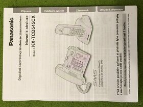 Bezdrátový telefon se záznamníkem a základnou Panasonic KX-T - 6