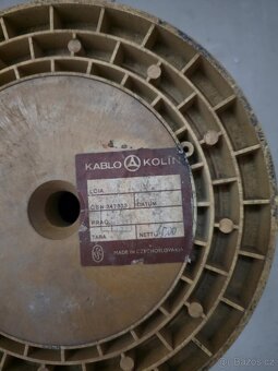 Měděné dráty, cívky cca 30 kg - 6