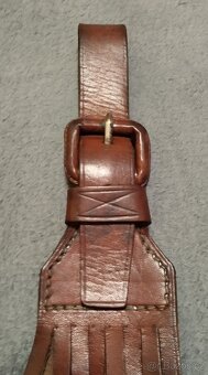 Staré kožené řemínky - myslivost - 6