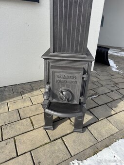 Norská litinová kamna. - 6