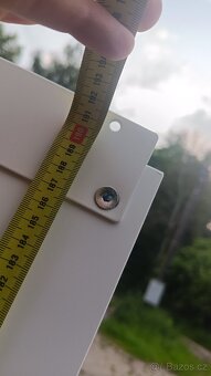 IKEA Bílá knihovna police Lack 190 cm - 6