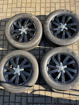 ORIGINÁL Alu Volkswagen ARAGON R16, 5x112 - TOP STAV, LETNÍ - 6