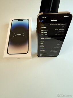 Apple iPhone 14 Pro Max, 256GB / Stříbrný - (Zánovní) - 6