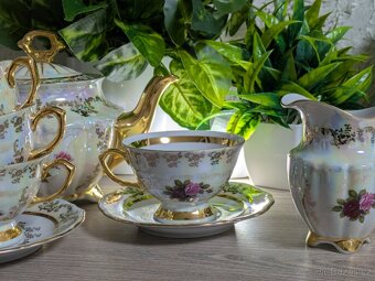 Luxusní porcelánový čajový servis Originál Decor - 6