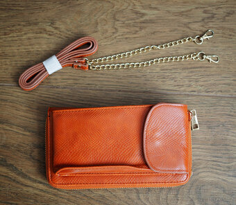 NOVÝ set šátku a peněženky v podzimních barvách - 6