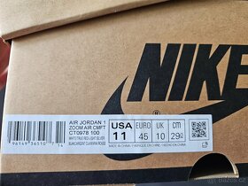 Air Jordan 1 Zoom Air CMFT (White/True Red-Light Silver-Dark - 6