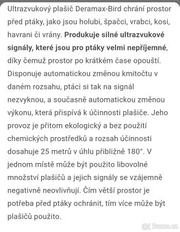 Plašič ptáků Deramax - 6