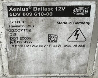 Levé přední světlo xenon 1Z1941015G Škoda Octavia 2 FL 2011 - 6