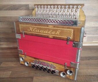 Heligonka (harmonika, akordeon) Hlaváček, TOP stav - 6