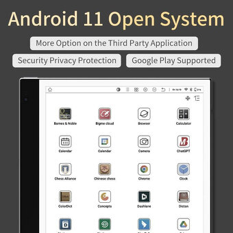 Elektronická čtečka BigMe inkNote color Lite, 10.3 palců - 6