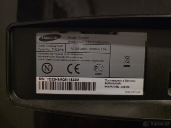 Samsung T220HD – 22" LCD monitor / TV s DVB tunerem - 6