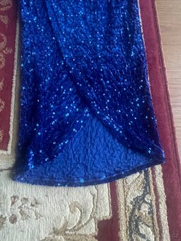 Nové-pružné-Plesové šaty,vel.36-38 - 6