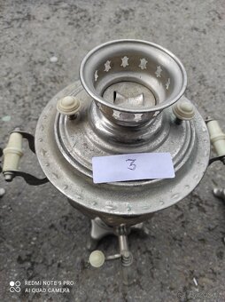 Samovary ruské čtyři kusy různé ceny za kus - 6