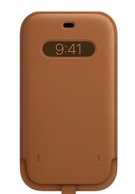 Apple kožený návlek s MagSafe sedlově hnědá (iPhone 12 Pro) - 6
