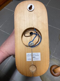 Stropní lustr a dvě nástěnné lampičky - 6